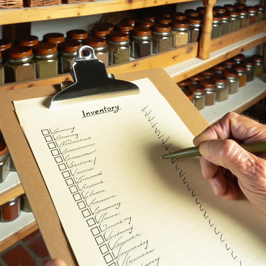 Spice inventory management