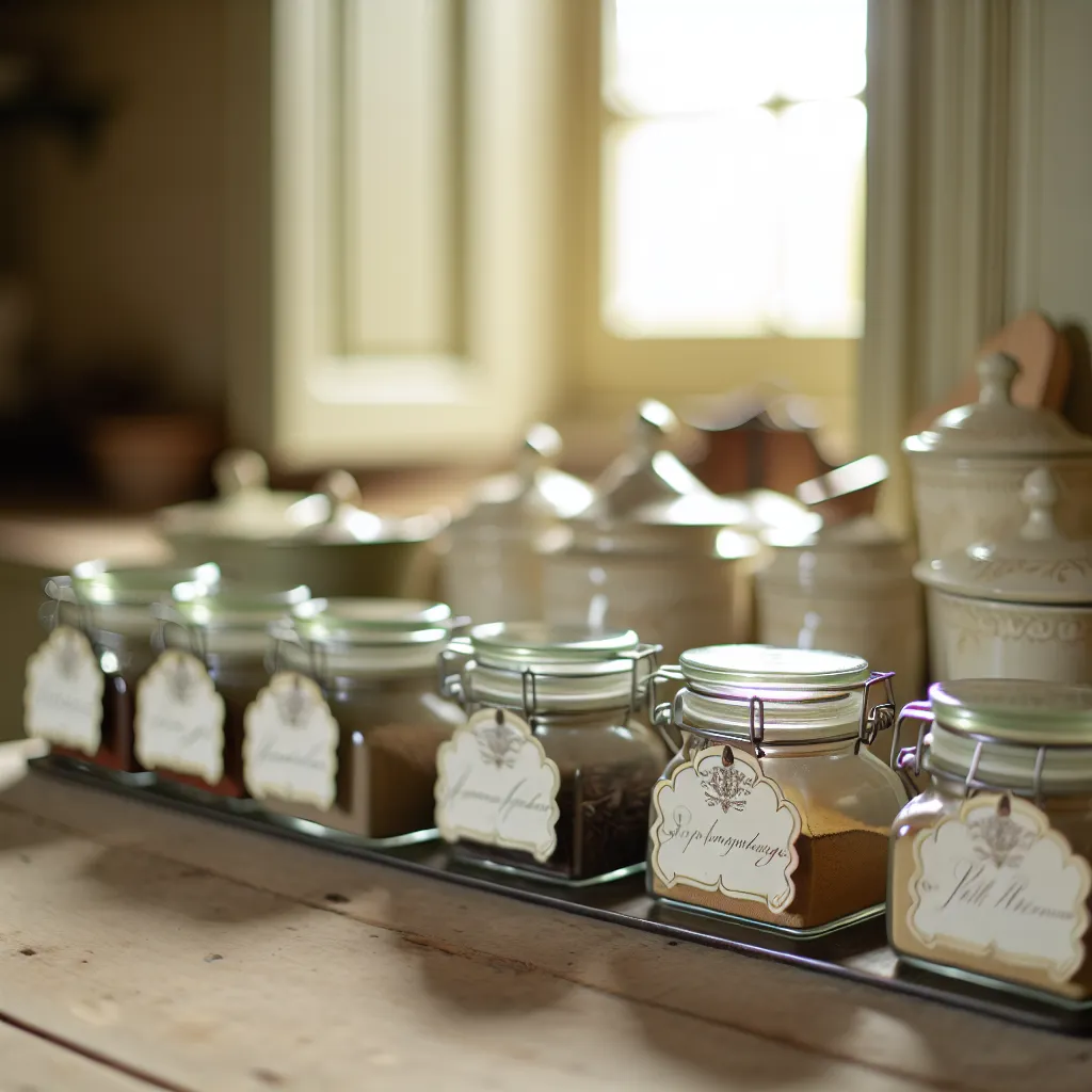 Beautiful jar labeling system